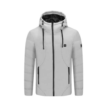 DOUDOUNE CHAUFFANTE GRISE - Veste Chauffante