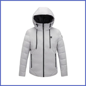 DOUDOUNE CHAUFFANTE GRISE - Veste Chauffante